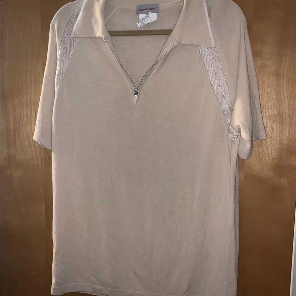 Versace Zip Up Jersey L